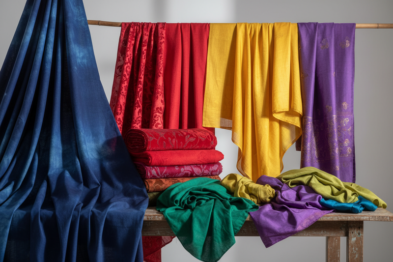 dyed fabrics ki  pic bana kardo 